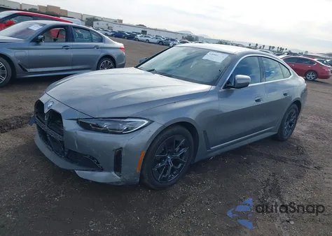 2022 BMW I4 Edrive40 from USA, damaged, VIN WBY73AW06NFN08169